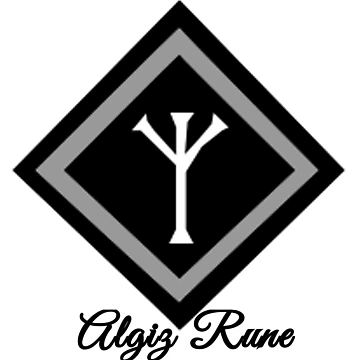 Artwork thumbnail, Algiz Rune by WindsofJupiter