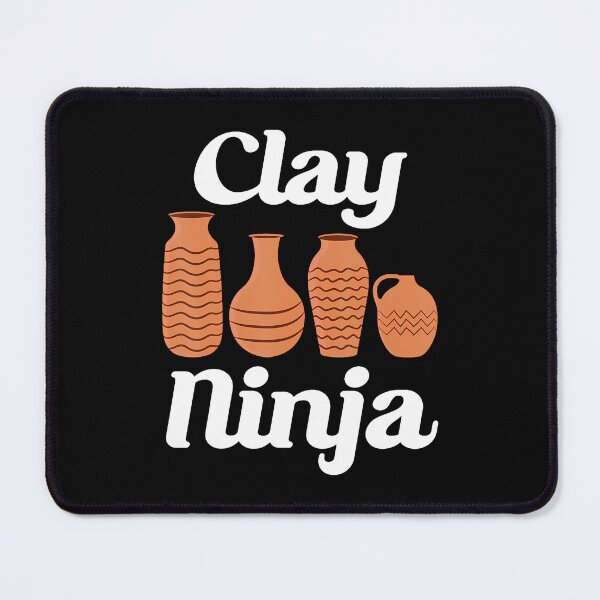 Item preview, Clay Ninja Ceramic Funny Pottery designed and sold by MyraLorri.