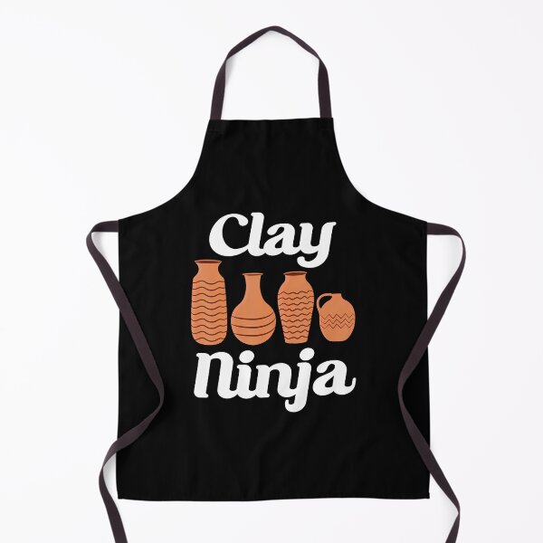 Item preview, Clay Ninja Ceramic Funny Pottery designed and sold by MyraLorri.