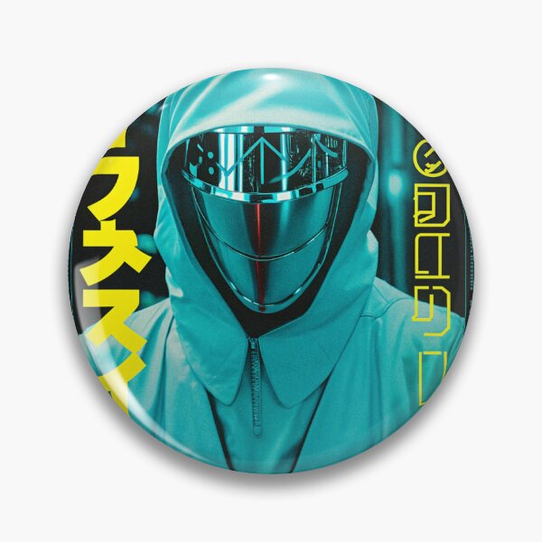 Item preview, Futuristic Japanese Poster: Red Horizon Enforcer designed and sold by Raw-Ink.