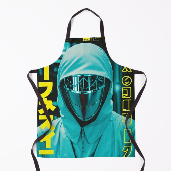 Item preview, Futuristic Japanese Poster: Red Horizon Enforcer designed and sold by Raw-Ink.