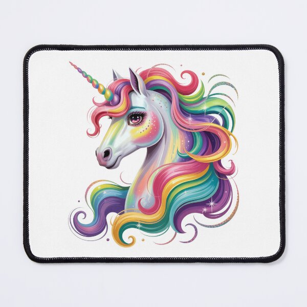 Item preview, Vibrant Rainbow Fantasy Horse – Colorful Magical Art Sticker / Design designed and sold by RBToper.