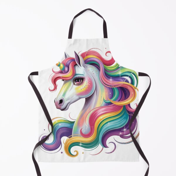 Item preview, Vibrant Rainbow Fantasy Horse – Colorful Magical Art Sticker / Design designed and sold by RBToper.