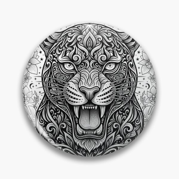 Item preview, Fierce Ornamental Tiger Mandala designed and sold by ArtisticVlad.