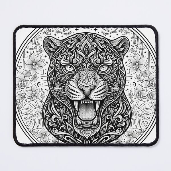 Item preview, Fierce Ornamental Tiger Mandala designed and sold by ArtisticVlad.