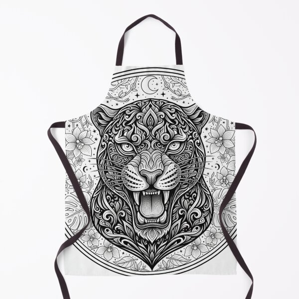 Item preview, Fierce Ornamental Tiger Mandala designed and sold by ArtisticVlad.