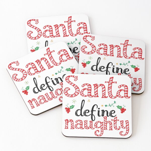 Item preview, Santa, define naughty designed and sold by positiveimages.