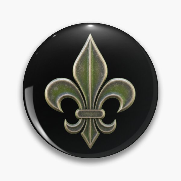 Item preview, Fleur De Lys Scout Symbol Bronze Outdoor Adventure Heritage designed and sold by ProjectNoah.