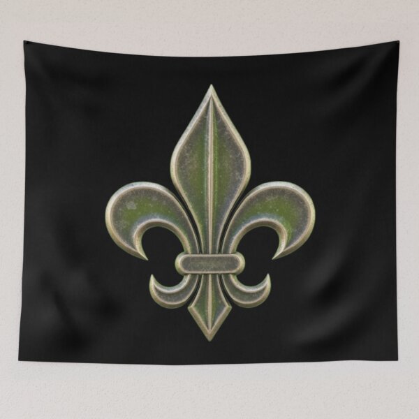Item preview, Fleur De Lys Scout Symbol Bronze Outdoor Adventure Heritage designed and sold by ProjectNoah.