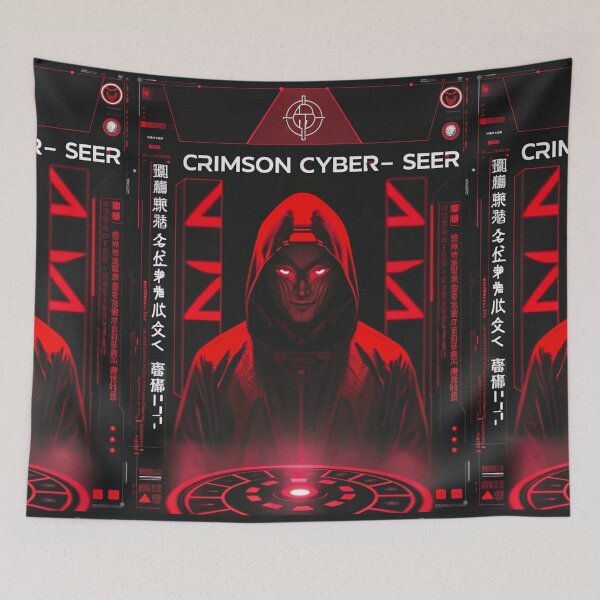 Item preview, Futuristic Japanese Poster: Zero Signal Silhouette Operative designed and sold by Raw-Ink.