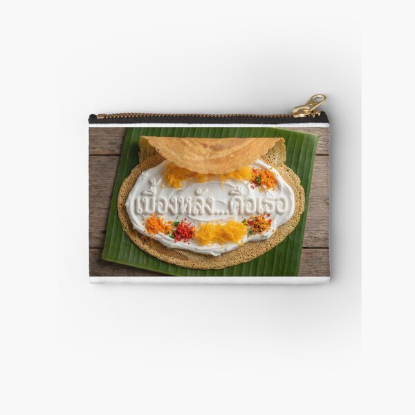 Item preview, Khanom Bueang with Creative Cream Typography designed and sold by mronsunday AI Art Studio.