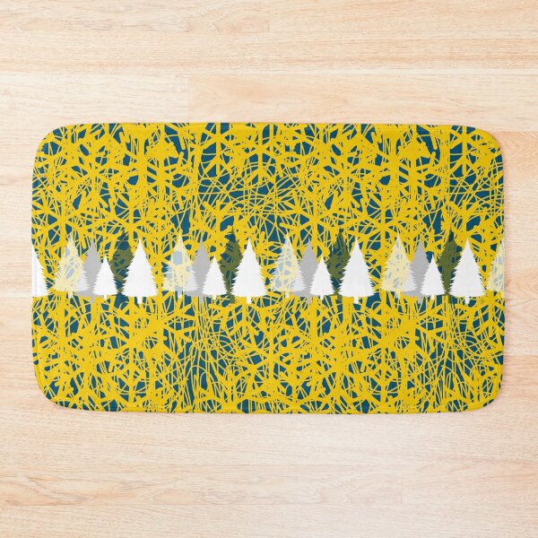 Item preview, Golden Christmas forest designed and sold by Ginger Tea Studio.