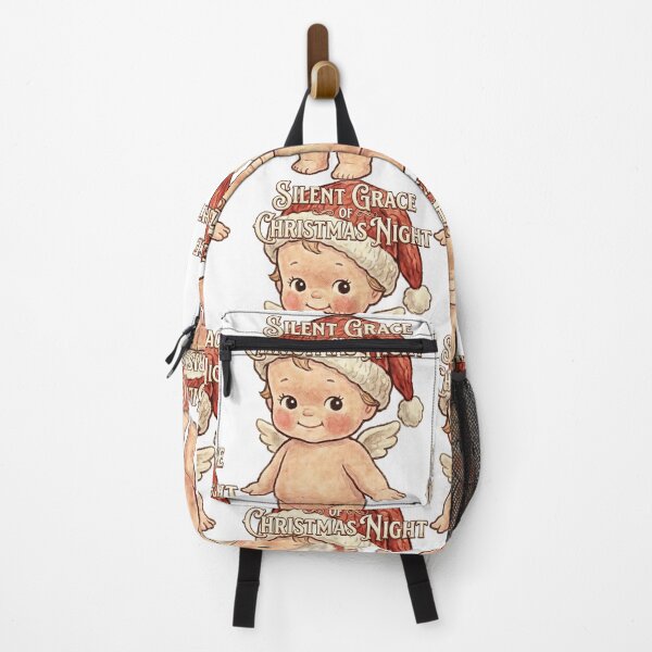 Item preview, Silent Grace of Christmas Night - Vintage Cute Angel Cherub designed and sold by Hen-C-Art.