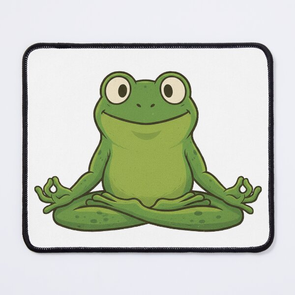Item preview, Frog Doing Yoga designed and sold by fati-artiste1.