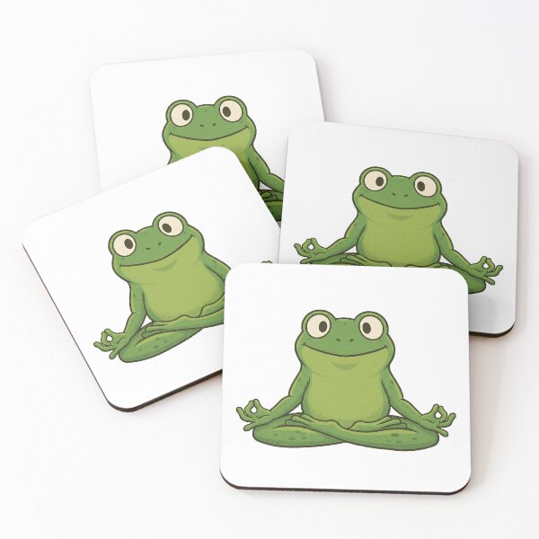 Item preview, Frog Doing Yoga designed and sold by fati-artiste1.