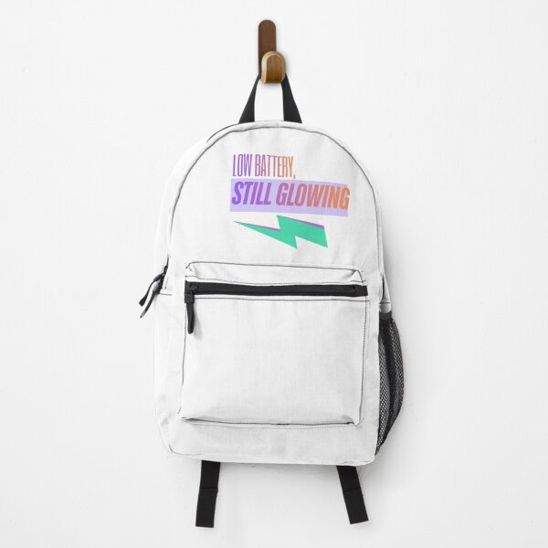Item preview, Low Battery Still Glowing relatable quote designed and sold by SloganSauce.
