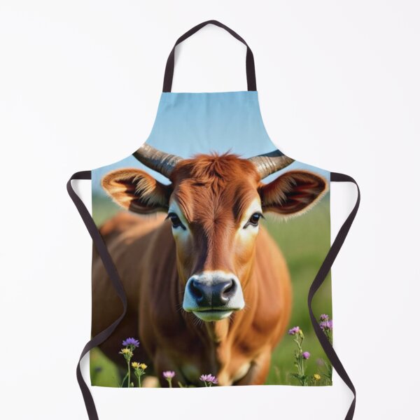 Item preview, Field Gaze Longhorn – Artistic Illustration designed and sold by TreatLLC.