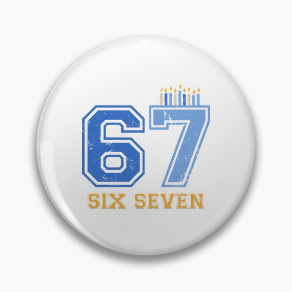 Item preview, Hanukkah Sixty Seven Menorah Holiday Blue  designed and sold by nojany.