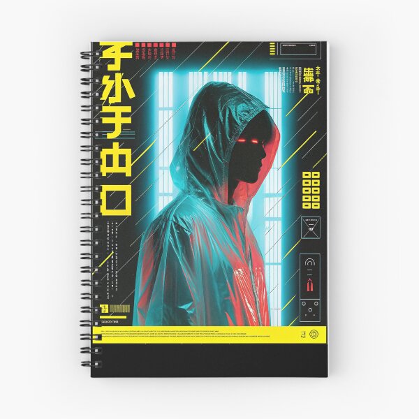 Item preview, Futuristic Japanese Poster: Digital Cult Icon Portrait designed and sold by Raw-Ink.