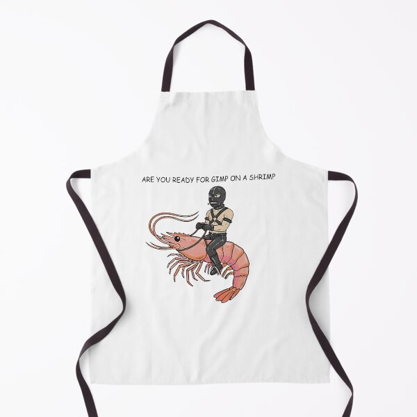 Item preview, Gimp on Shrimp Funny Surreal Riding Character designed and sold by cerima.