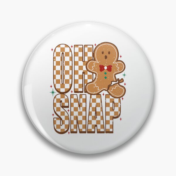 Item preview, Oh Snap Gingerbread Man Cute Funny Holiday Scene designed and sold by cerima.