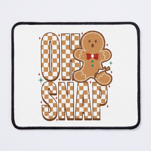Item preview, Oh Snap Gingerbread Man Cute Funny Holiday Scene designed and sold by cerima.