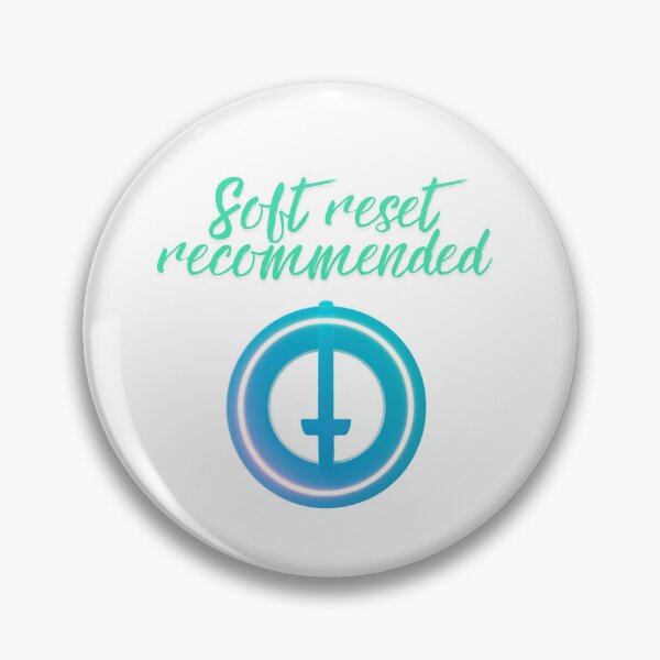 Item preview, Soft Reset Recommended Message designed and sold by SloganSauce.