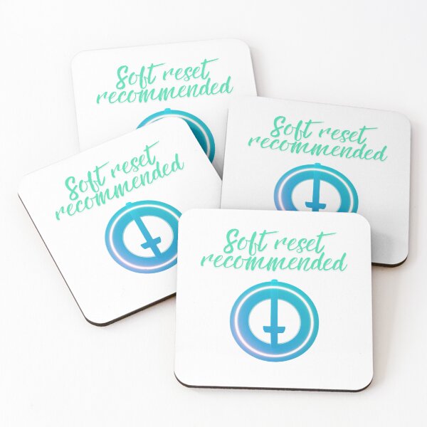 Item preview, Soft Reset Recommended Message designed and sold by SloganSauce.