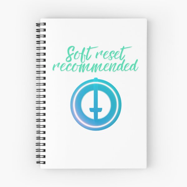 Item preview, Soft Reset Recommended Message designed and sold by SloganSauce.