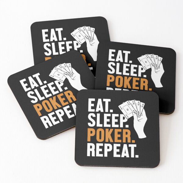 Item preview, Eat Sleep Poker Repeat Texas Holdem Poker Hands Player Poker designed and sold by TiffanyLucia.