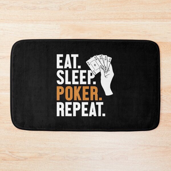 Item preview, Eat Sleep Poker Repeat Texas Holdem Poker Hands Player Poker designed and sold by TiffanyLucia.