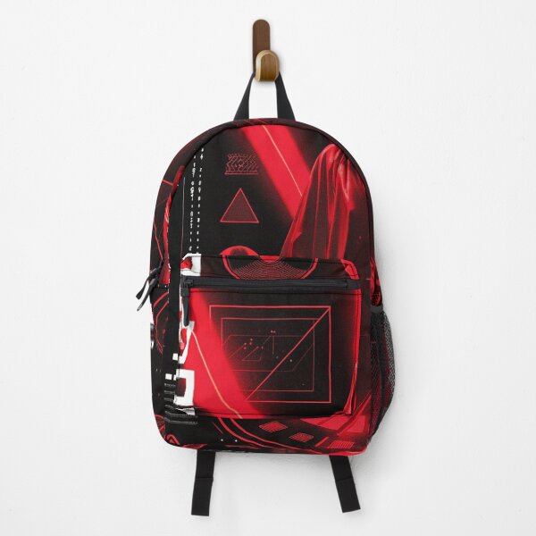 Item preview, Futuristic Japanese Poster: Techno-Gnostic Ritual in Red and Black designed and sold by Raw-Ink.