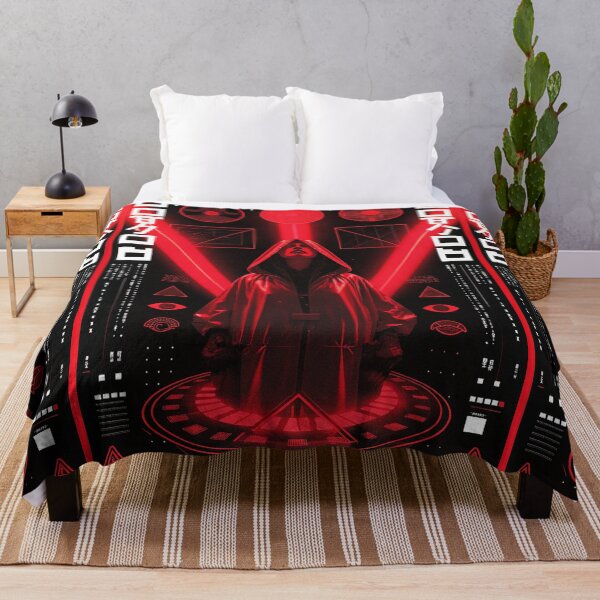 Item preview, Futuristic Japanese Poster: Techno-Gnostic Ritual in Red and Black designed and sold by Raw-Ink.