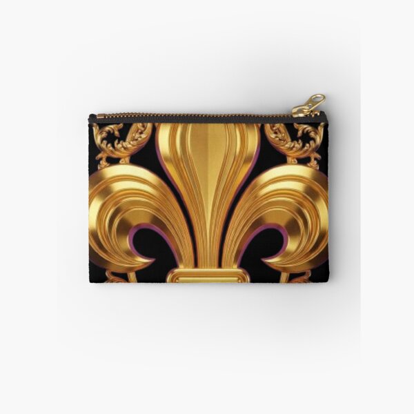 Item preview, Fleur De Lys French Royalty Gold Bourbon Heraldic Royal France designed and sold by ProjectNoah.