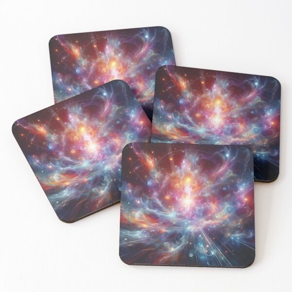 Item preview, Cosmic Genesis – Abstract Nebula Burst in Vibrant Spectrum designed and sold by Meta Mirage .