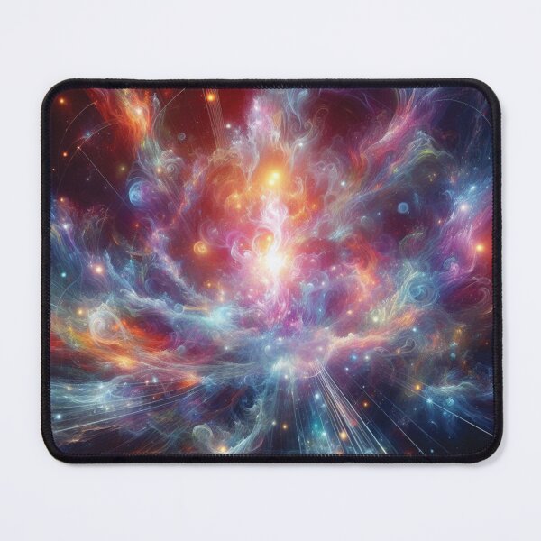 Item preview, Cosmic Genesis – Abstract Nebula Burst in Vibrant Spectrum designed and sold by Meta Mirage .