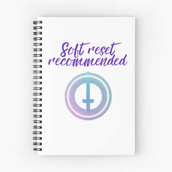 Item preview, Soft Reset Recommended Message funny tech quote designed and sold by SloganSauce.