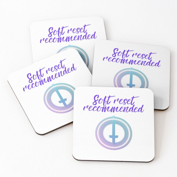 Item preview, Soft Reset Recommended Message funny tech quote designed and sold by SloganSauce.