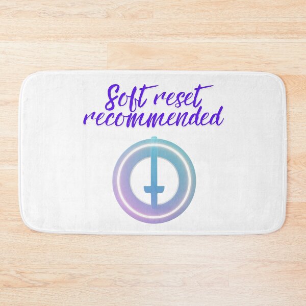 Item preview, Soft Reset Recommended Message funny tech quote designed and sold by SloganSauce.