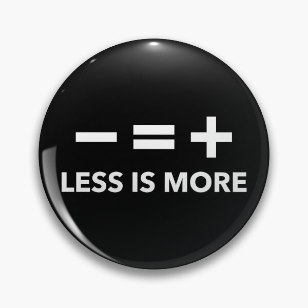 Item preview, Less Is More designed and sold by SKAMERgraphics.