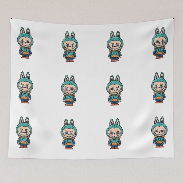 Item preview,  labubu, cute keep fit labubu doll with vibrant colors designed and sold by nicnacc.