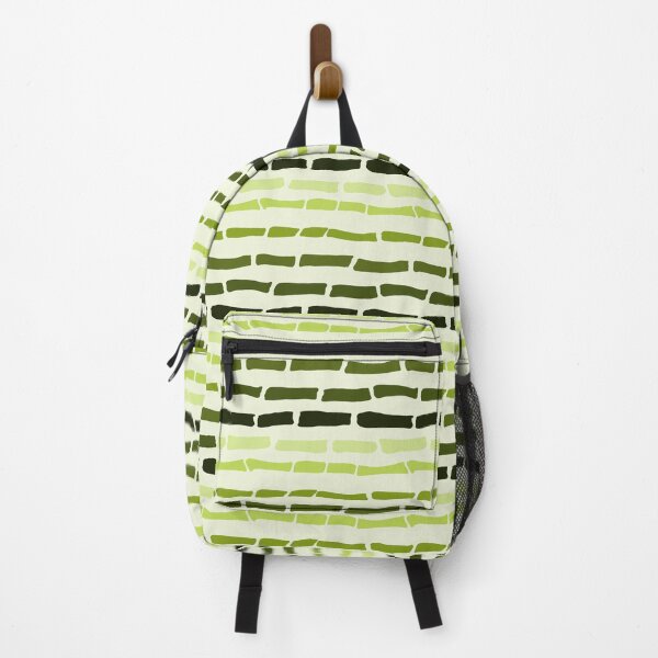 Item preview, Green irregular stripes patern designed and sold by MilediVinter.