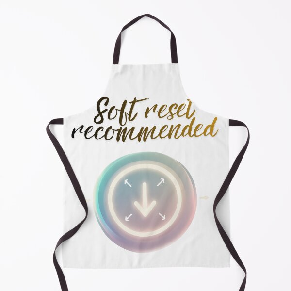 Item preview, Soft Reset Recommended Message witty saying designed and sold by SloganSauce.