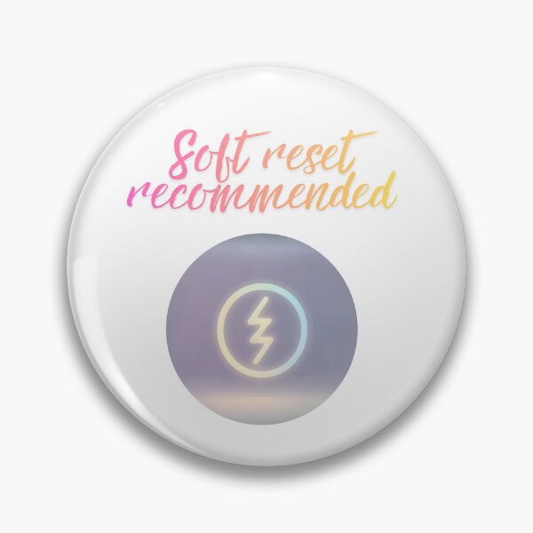 Item preview, Soft Reset Recommended Message trending quote designed and sold by SloganSauce.