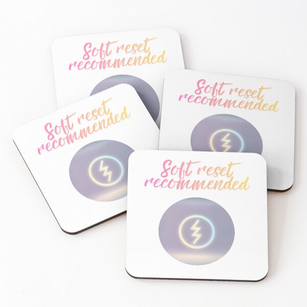 Item preview, Soft Reset Recommended Message trending quote designed and sold by SloganSauce.
