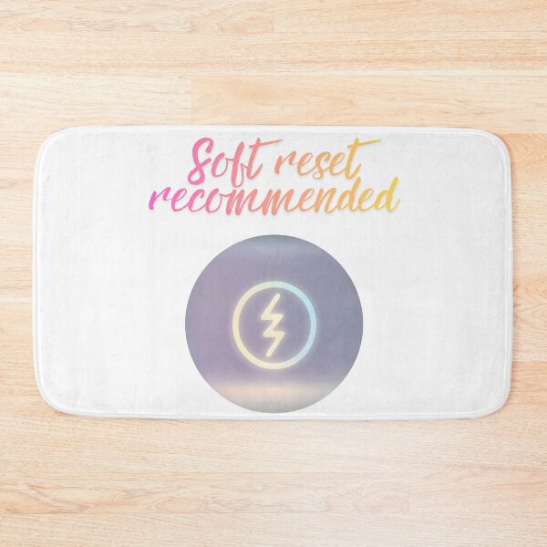 Item preview, Soft Reset Recommended Message trending quote designed and sold by SloganSauce.