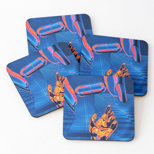 Item preview, Futuristic art work with pill and hand designed and sold by  [HOT TECHNO NEAR YOU] Studios.