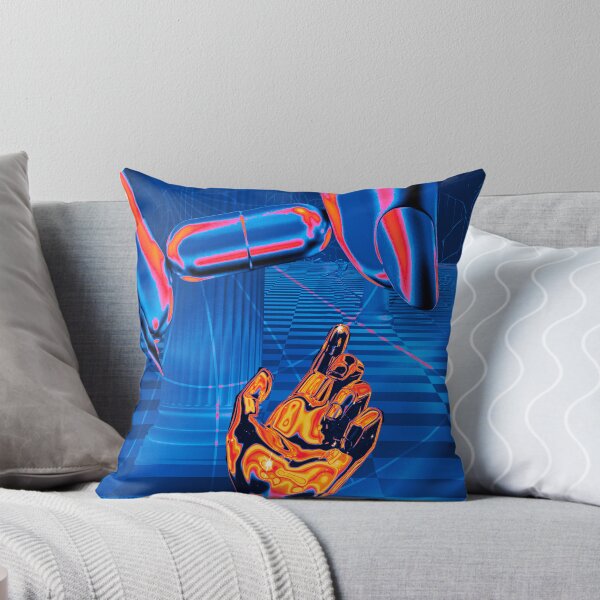 Item preview, Futuristic art work with pill and hand designed and sold by  [HOT TECHNO NEAR YOU] Studios.
