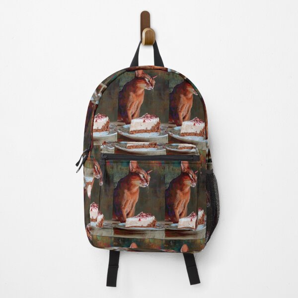 Item preview, Cheesecake Stare Abyssinian – Artistic Illustration designed and sold by TreatLLC.