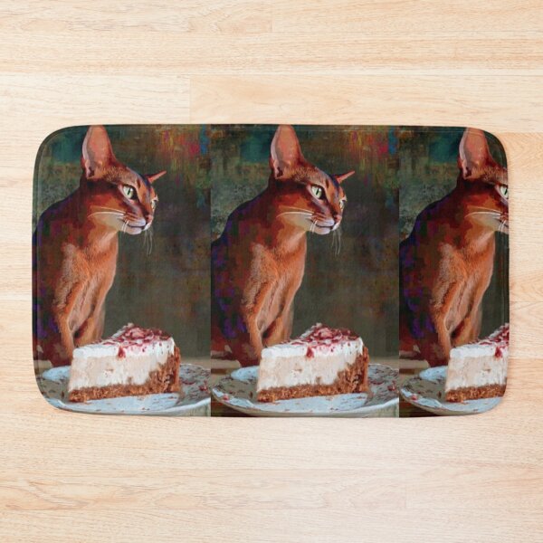 Item preview, Cheesecake Stare Abyssinian – Artistic Illustration designed and sold by TreatLLC.